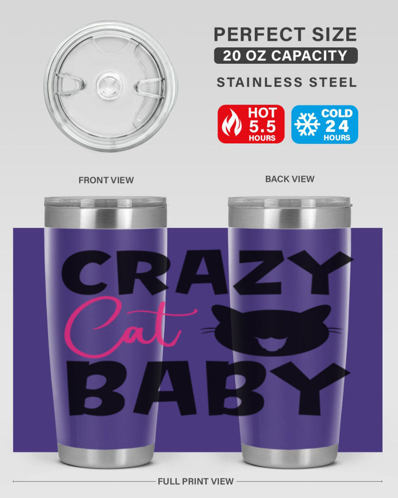 crazy cat baby Style 270#- baby- tumbler