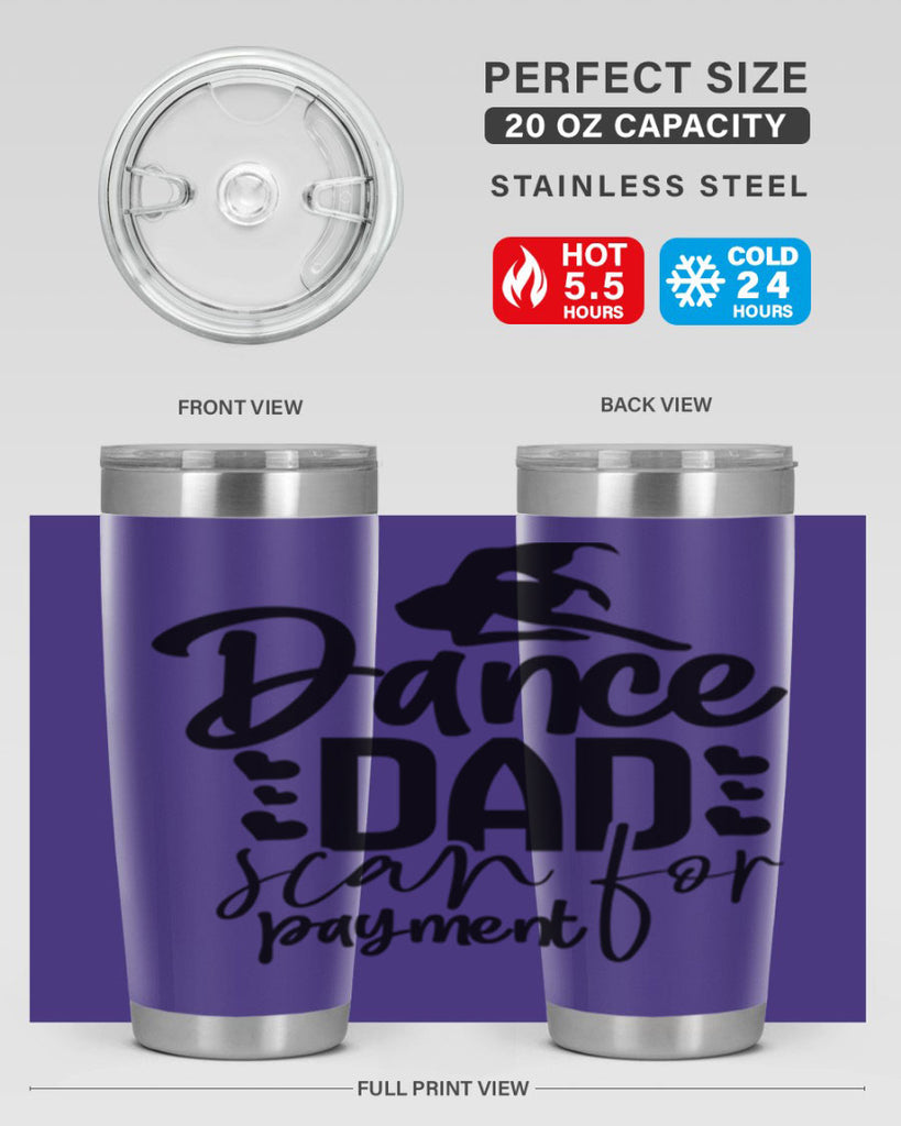 dance dad scan for payment 21#- ballet- Tumbler