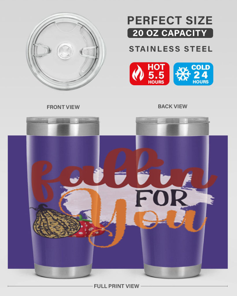 fallin for you 167#- fall- Tumbler