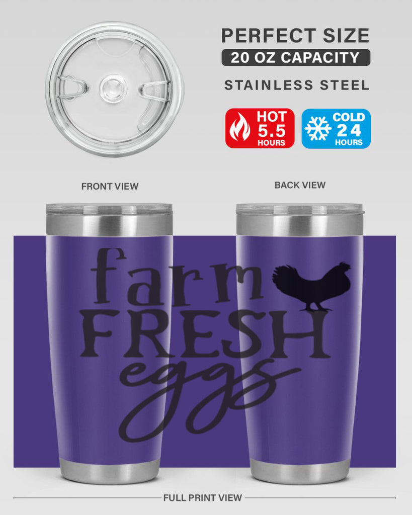 farm fresh eggs 102#- kitchen- Tumbler