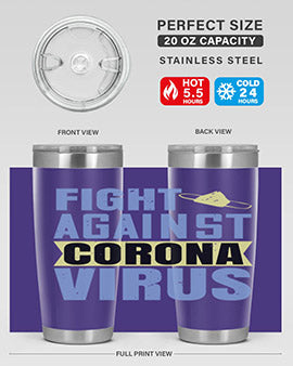 fight against corona virus Style 42#- corona virus- Cotton Tank