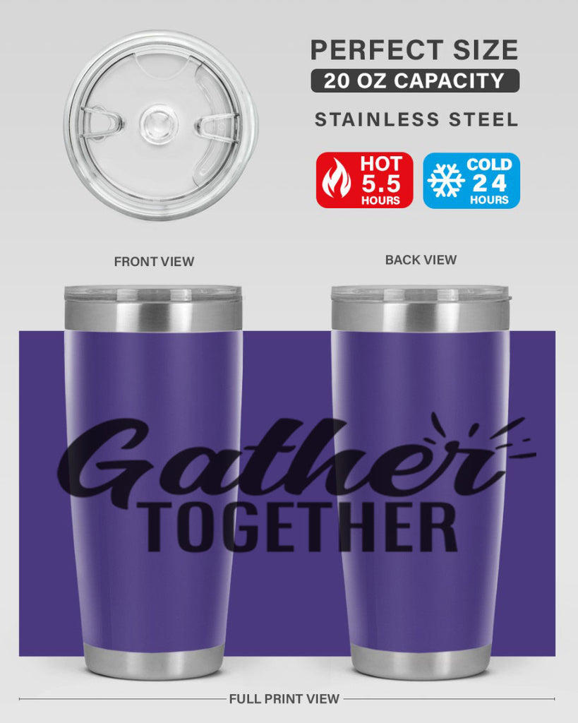 gather together 60#- thanksgiving- Tumbler