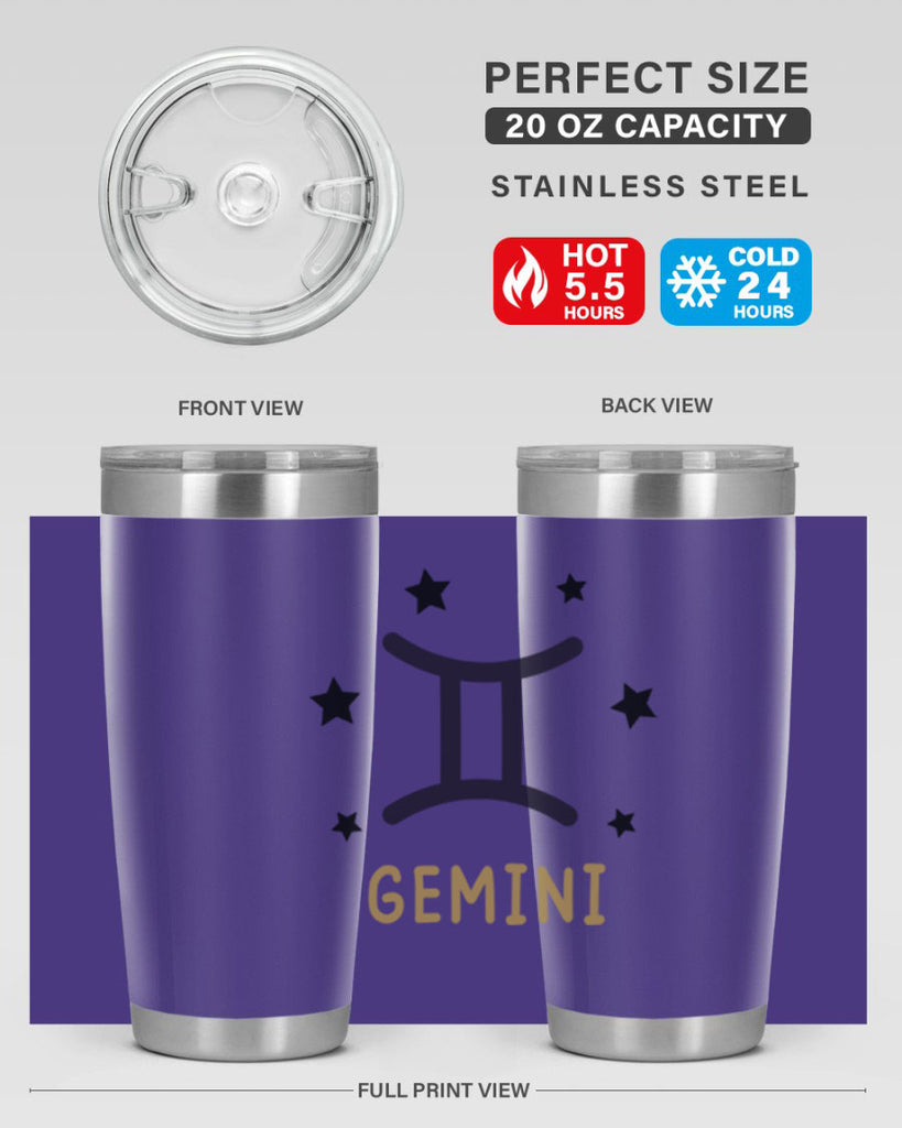 gemini 241#- zodiac- Tumbler