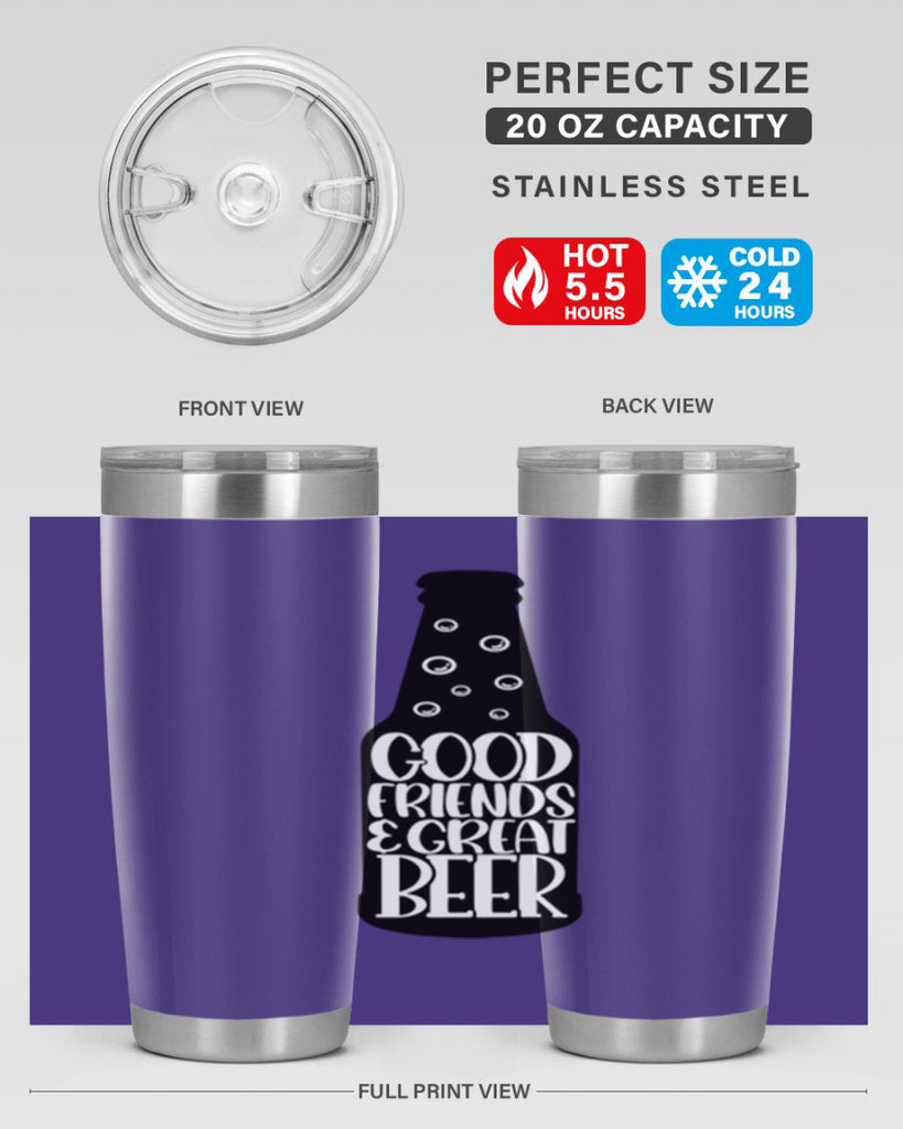 good friends great beer 39#- beer- Tumbler