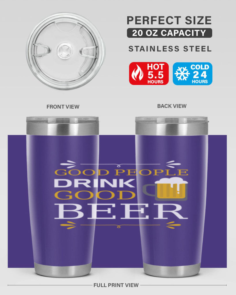 good people drink 87#- beer- Tumbler