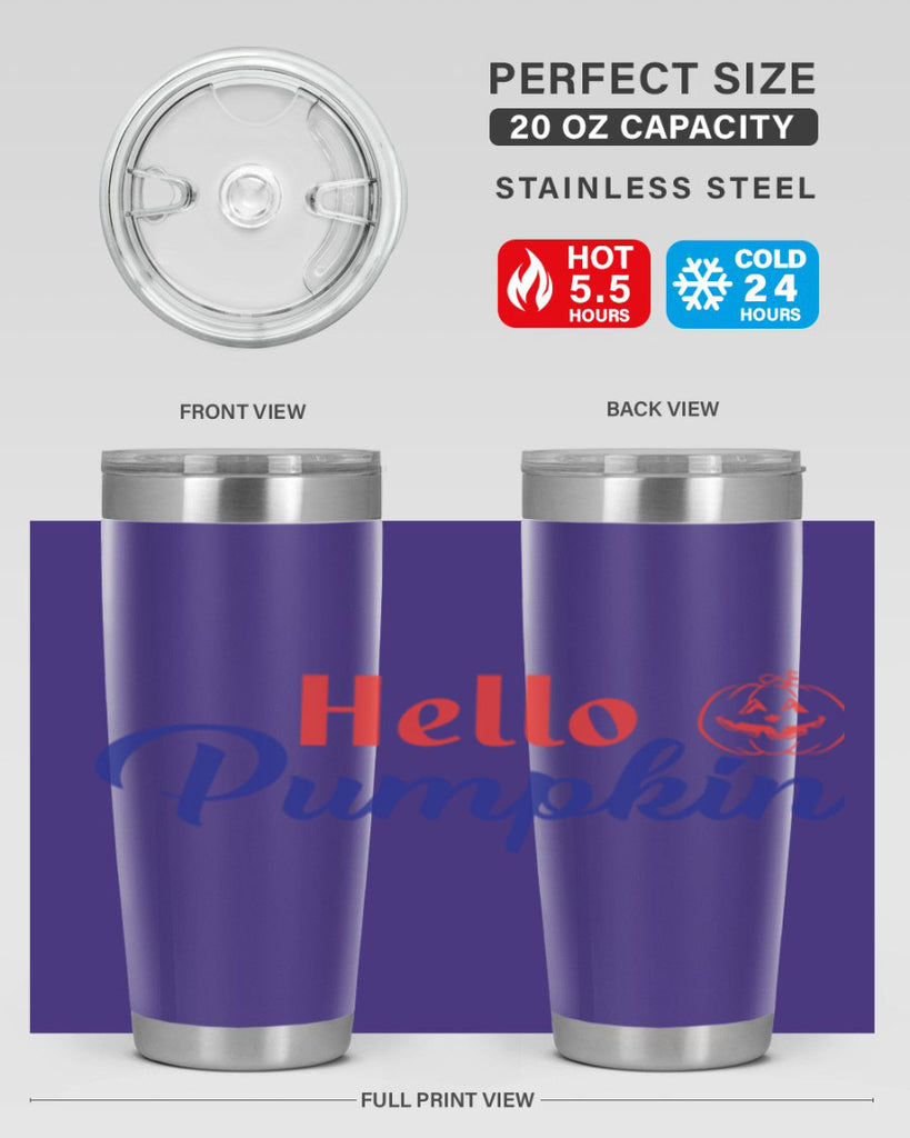 hello pumpkin 288#- fall- Tumbler