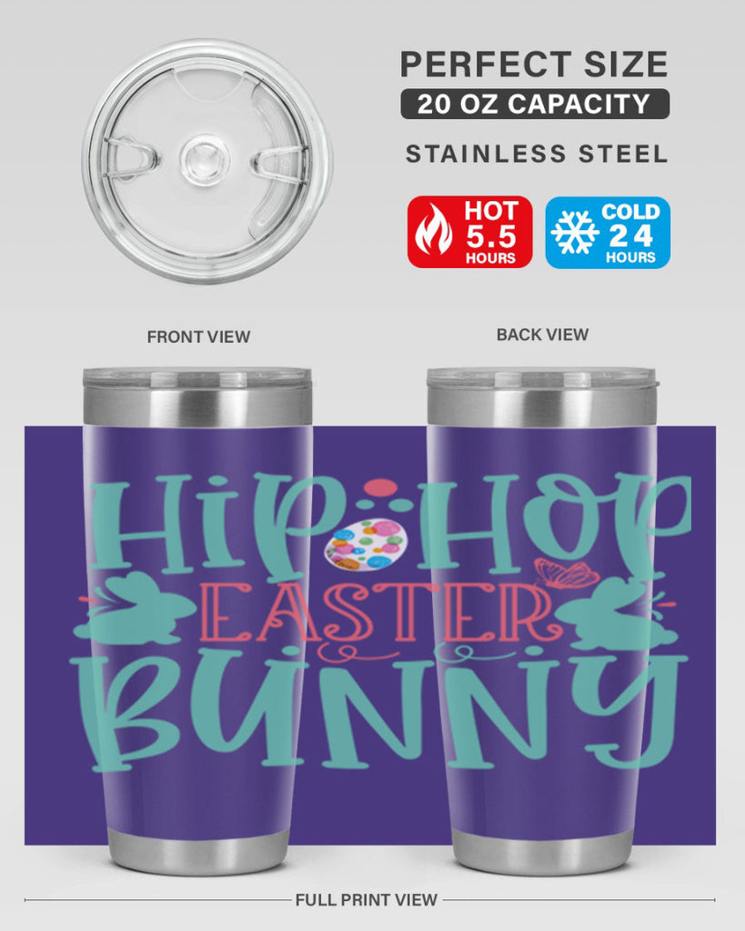 hip hop easter bunny 117#- easter- Tumbler