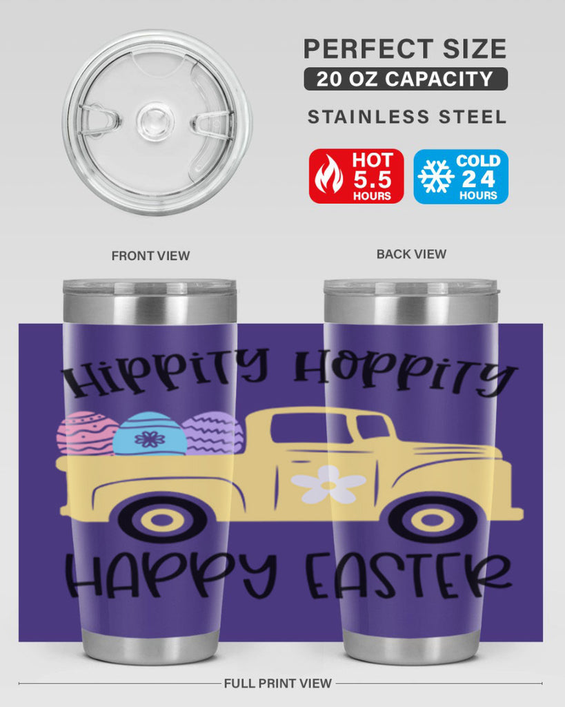 hippity hoppity happy 29#- easter- Tumbler