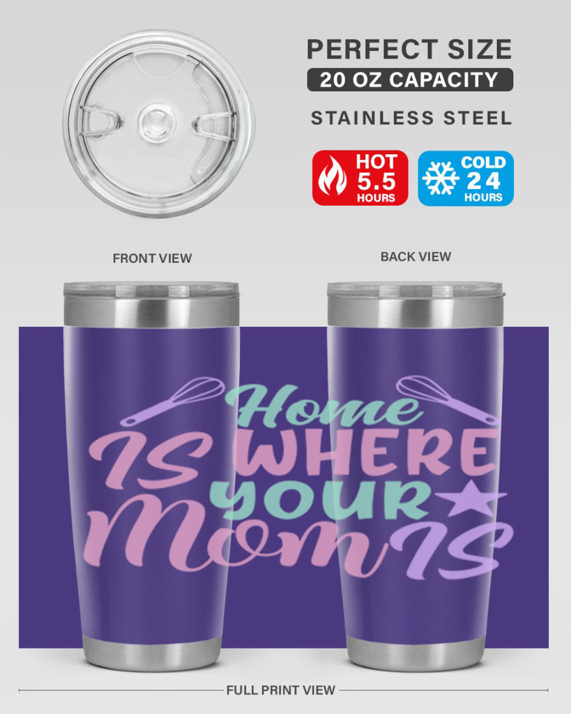home is where your mom is 37#- home- Tumbler