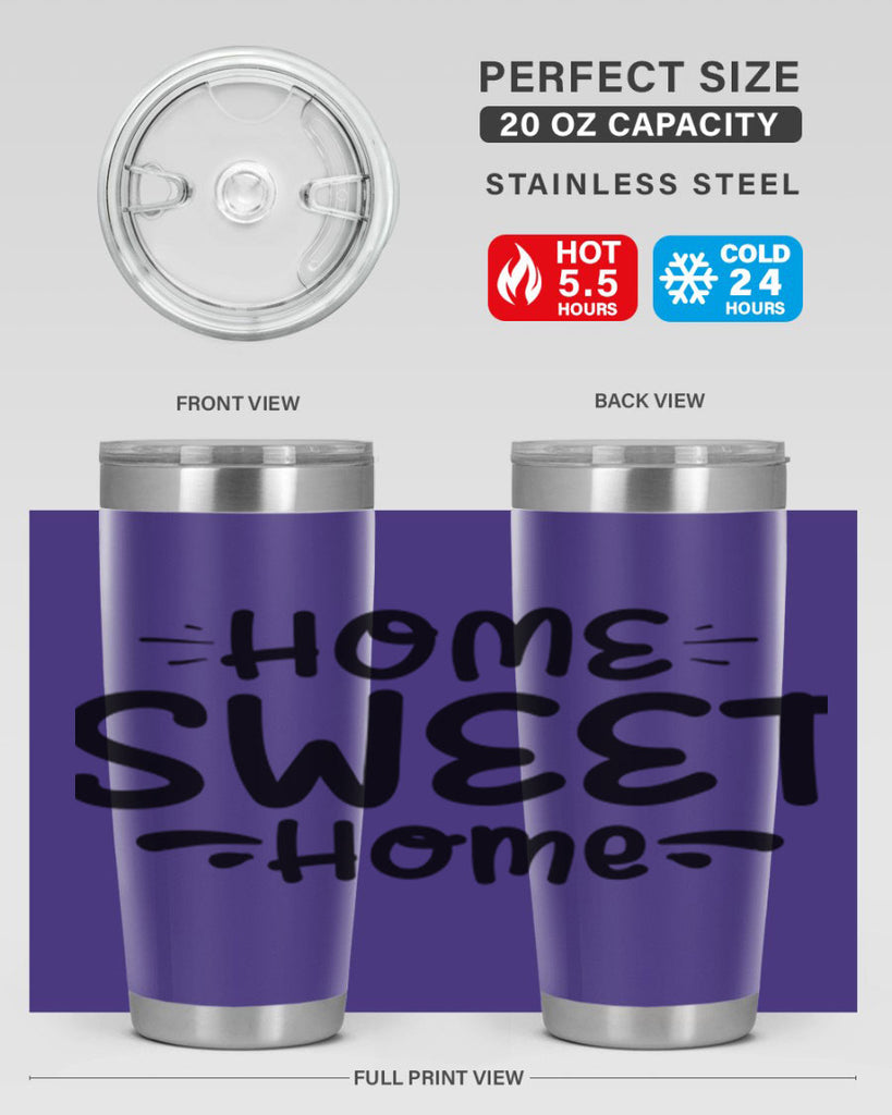 home sweet home 24#- home- Tumbler