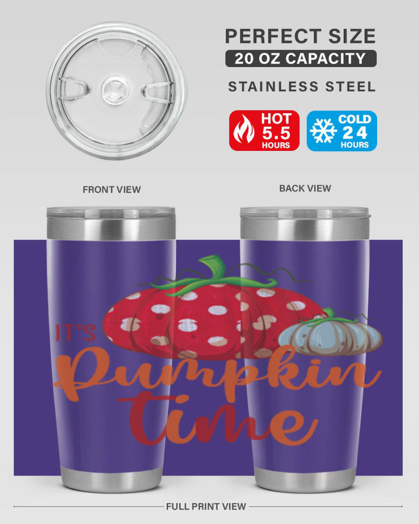 it s pumpkin time 368#- fall- Tumbler