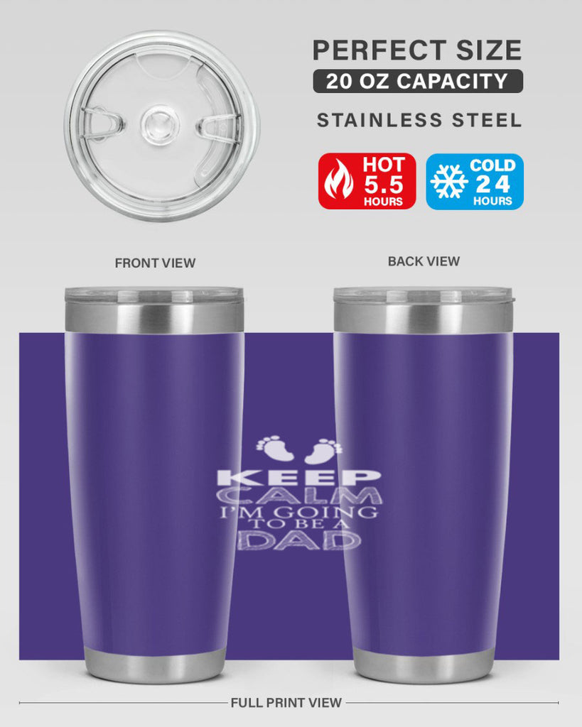 keep clam i am going to be a dad 2#- dad- Tumbler