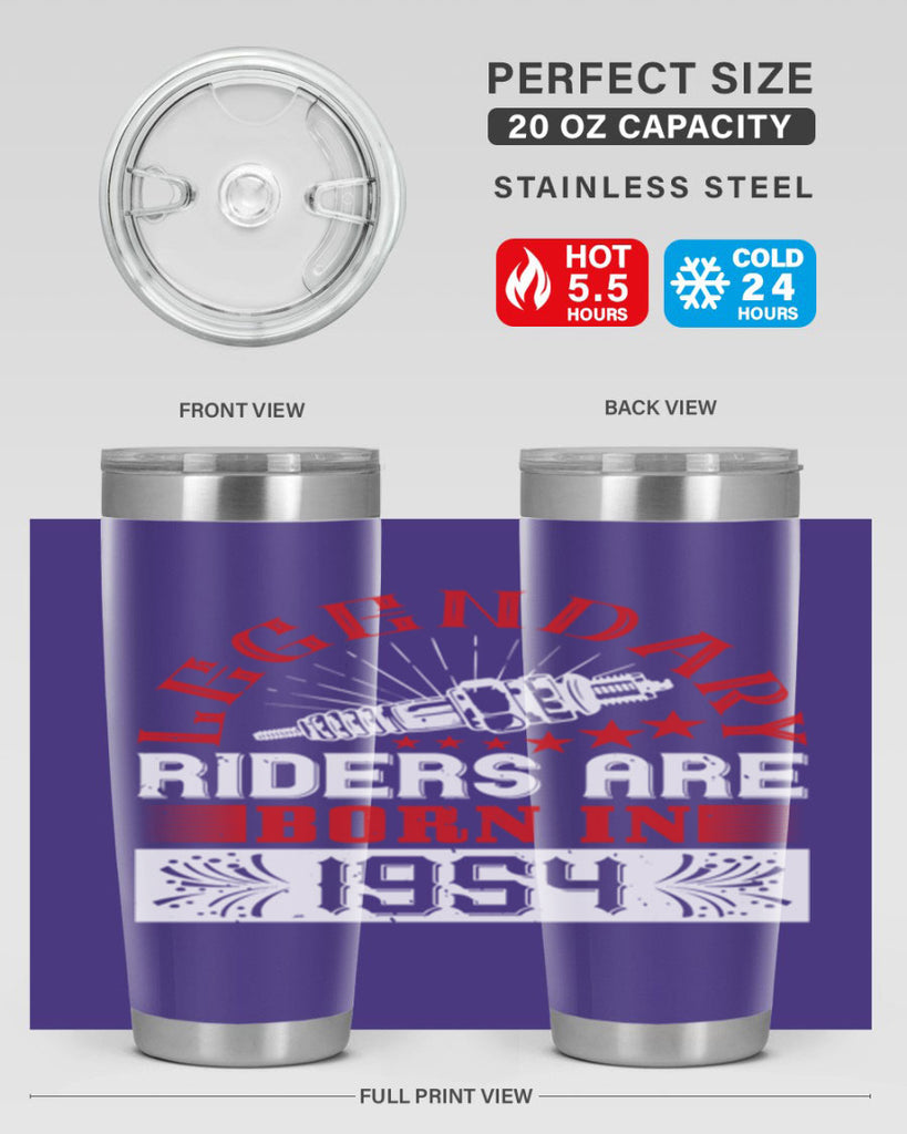 legendary riders are born in Style 58#- birthday- tumbler