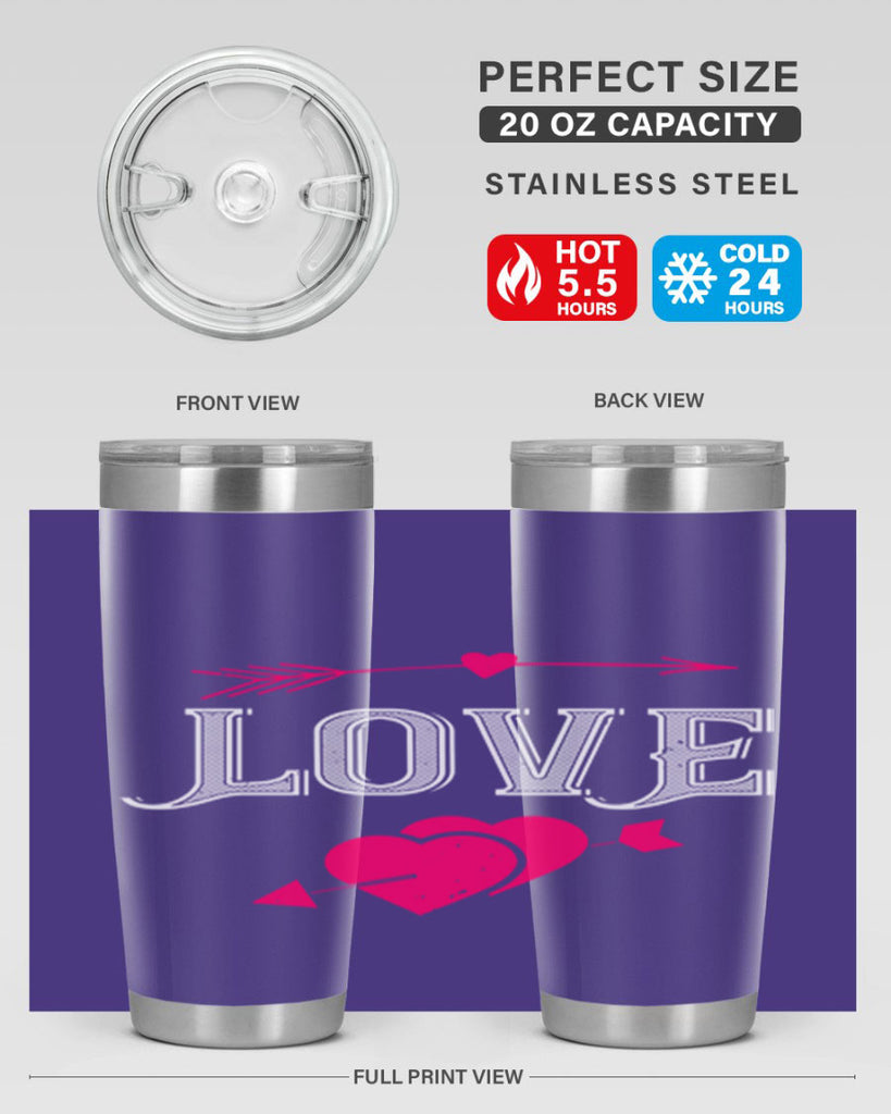 love 41#- valentines day- Tumbler