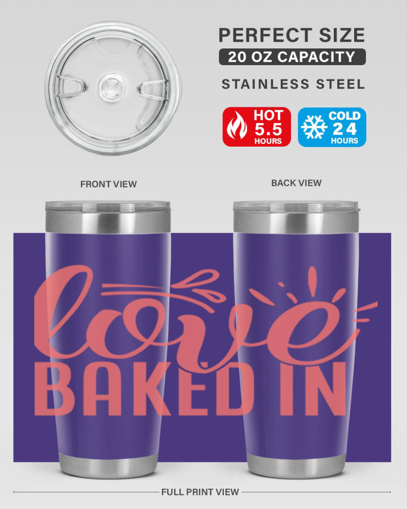 love baked in 13#- kitchen- Tumbler