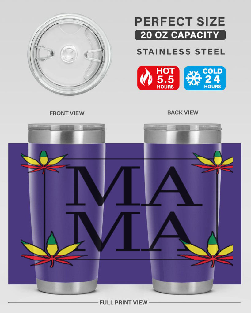 mama weed 197#- marijuana- Tumbler