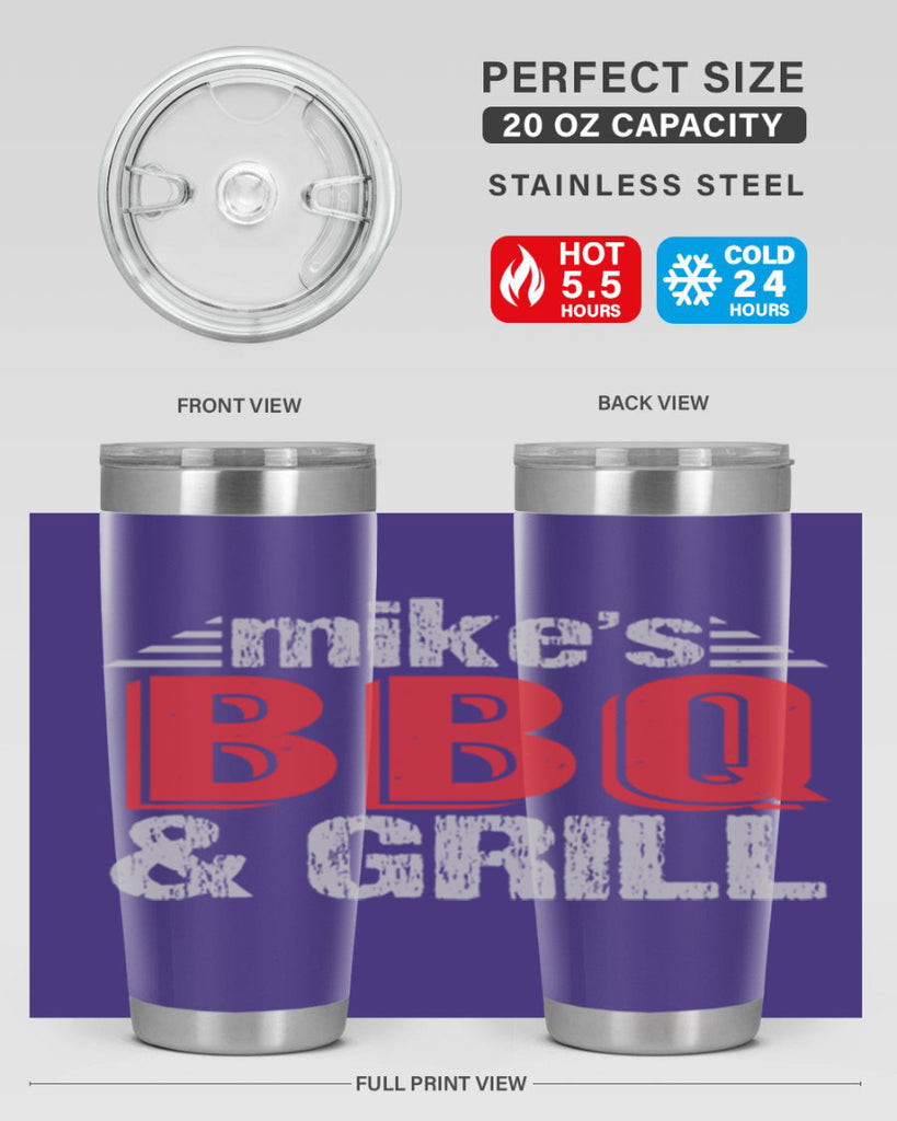 mikes bbq and grill 23#- bbq- Tumbler