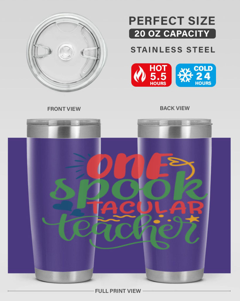 one spook tacular teacher Style 159#- teacher- tumbler