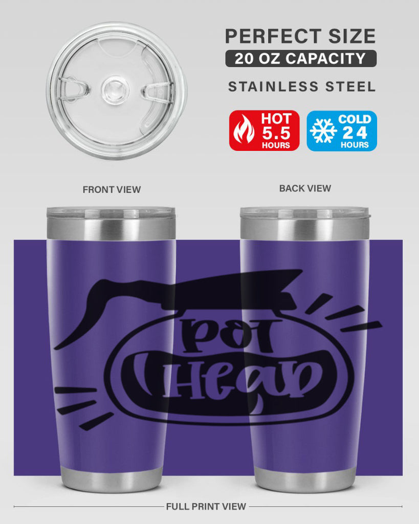 pot head 44#- coffee- Tumbler