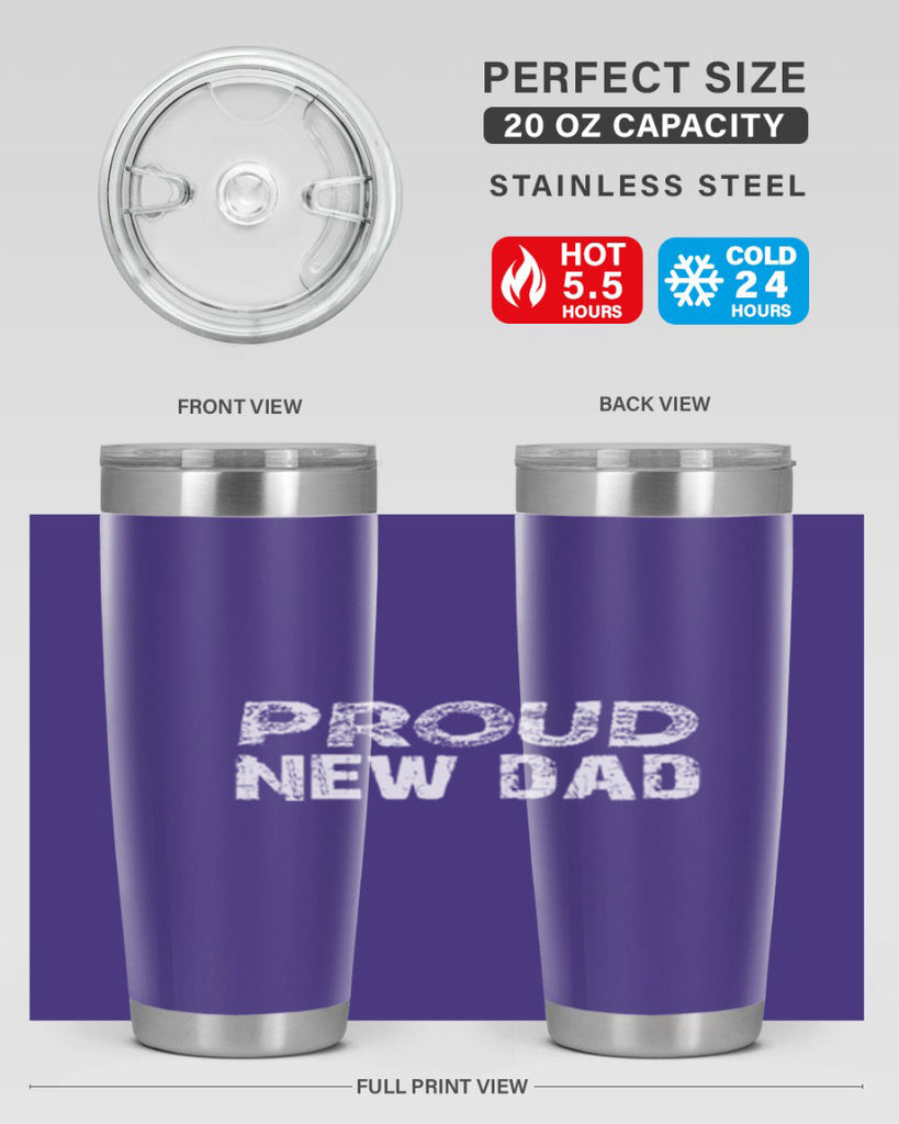 proud new dad 70#- dad- Tumbler