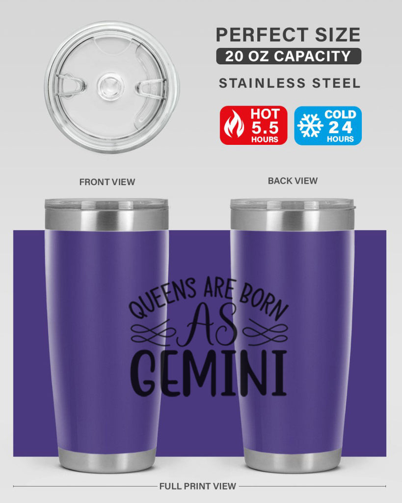 queens are born as gemini 392#- zodiac- Tumbler