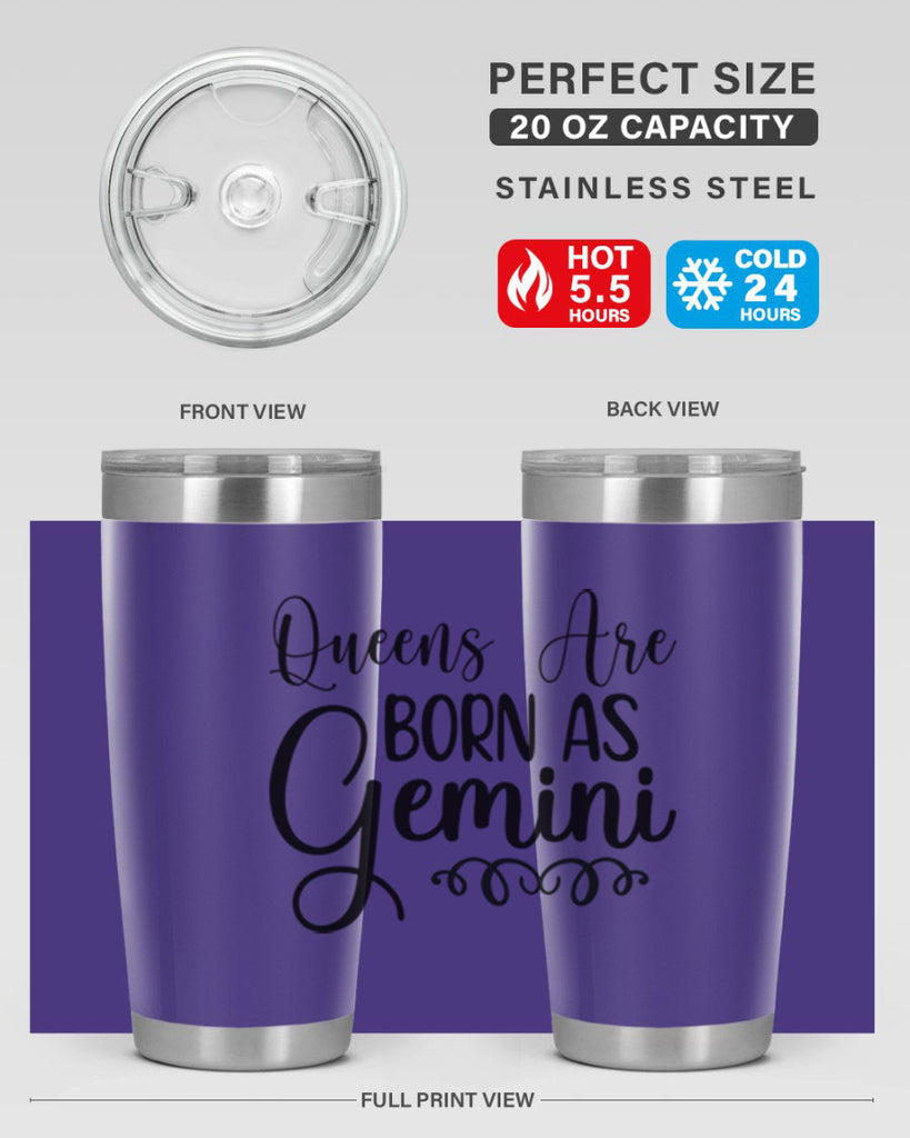 queens are born as gemini 393#- zodiac- Tumbler