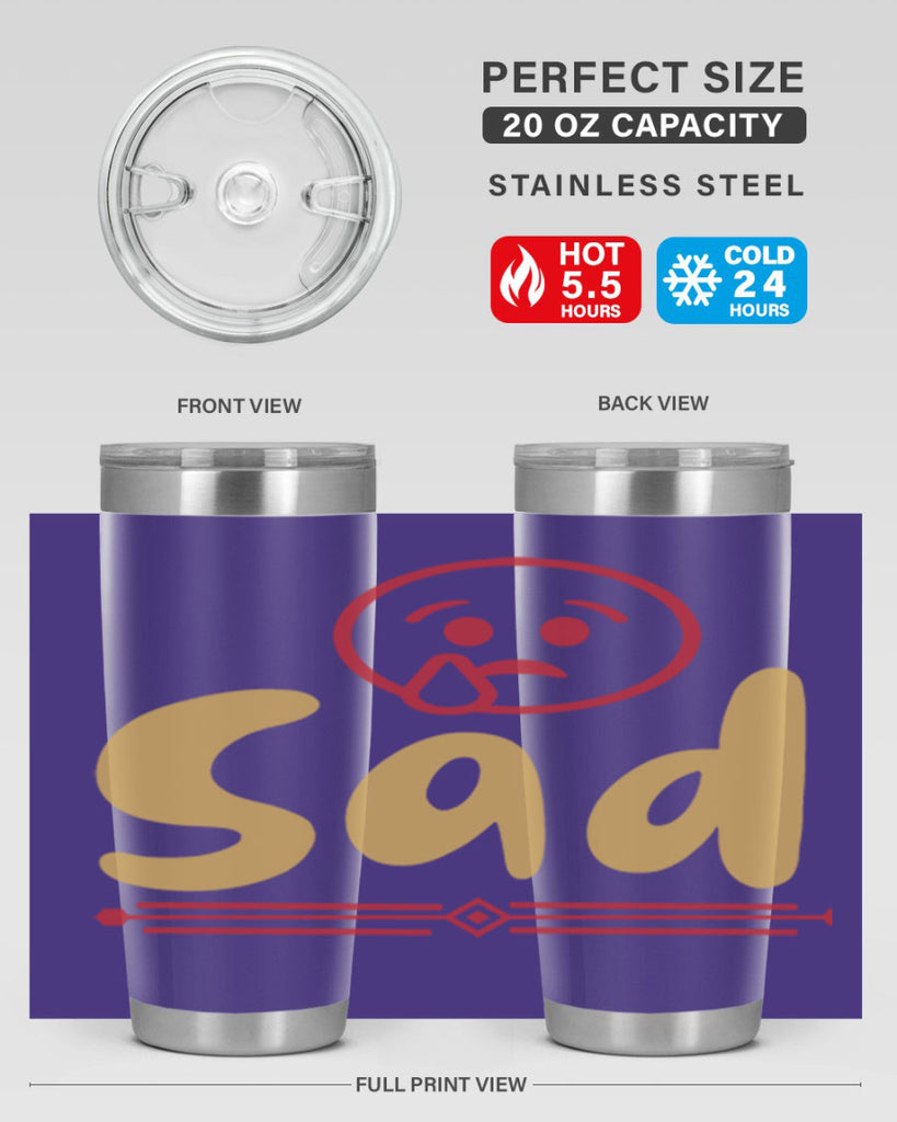 sad 6#- fathers day- Tumbler
