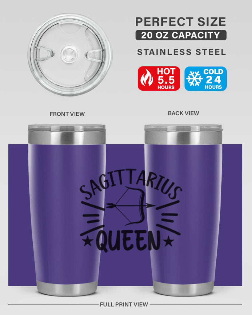 sagittarius queen 411#- zodiac- Tumbler