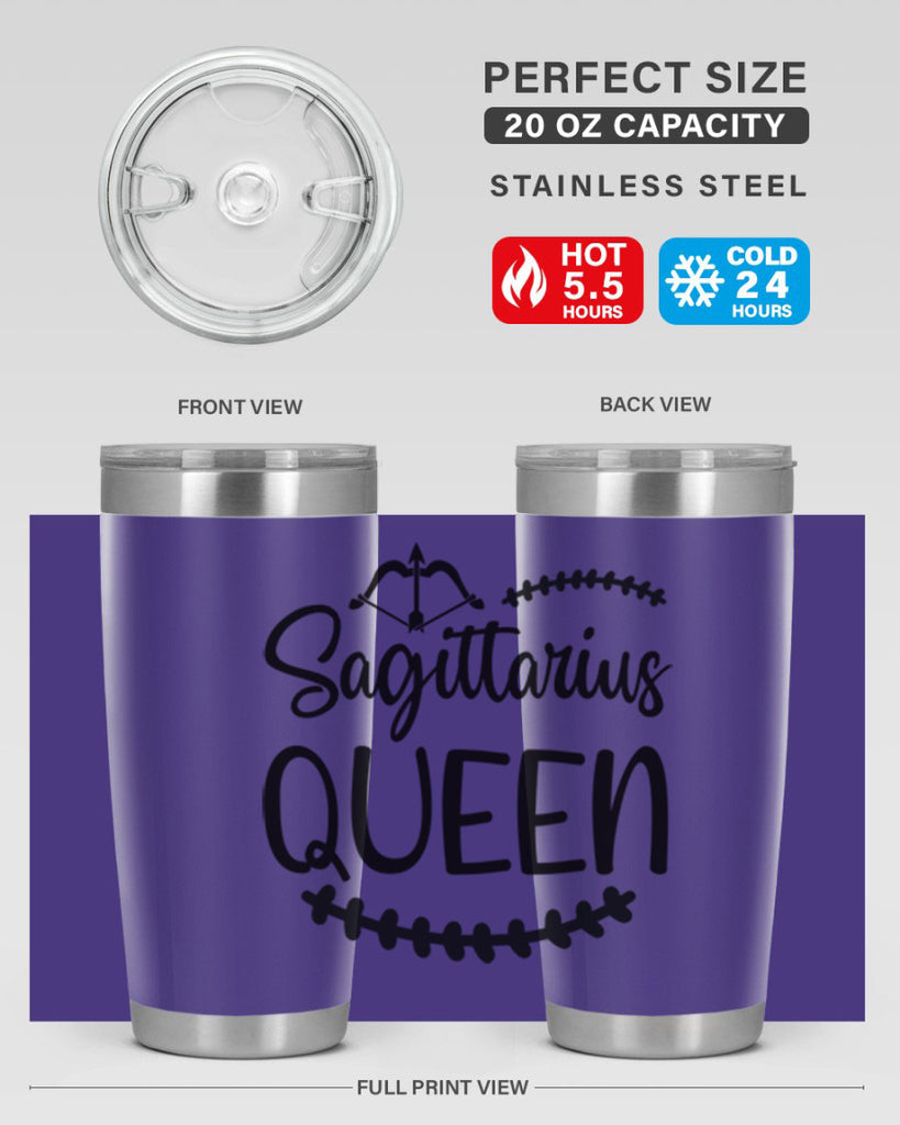 sagittarius queen 413#- zodiac- Tumbler