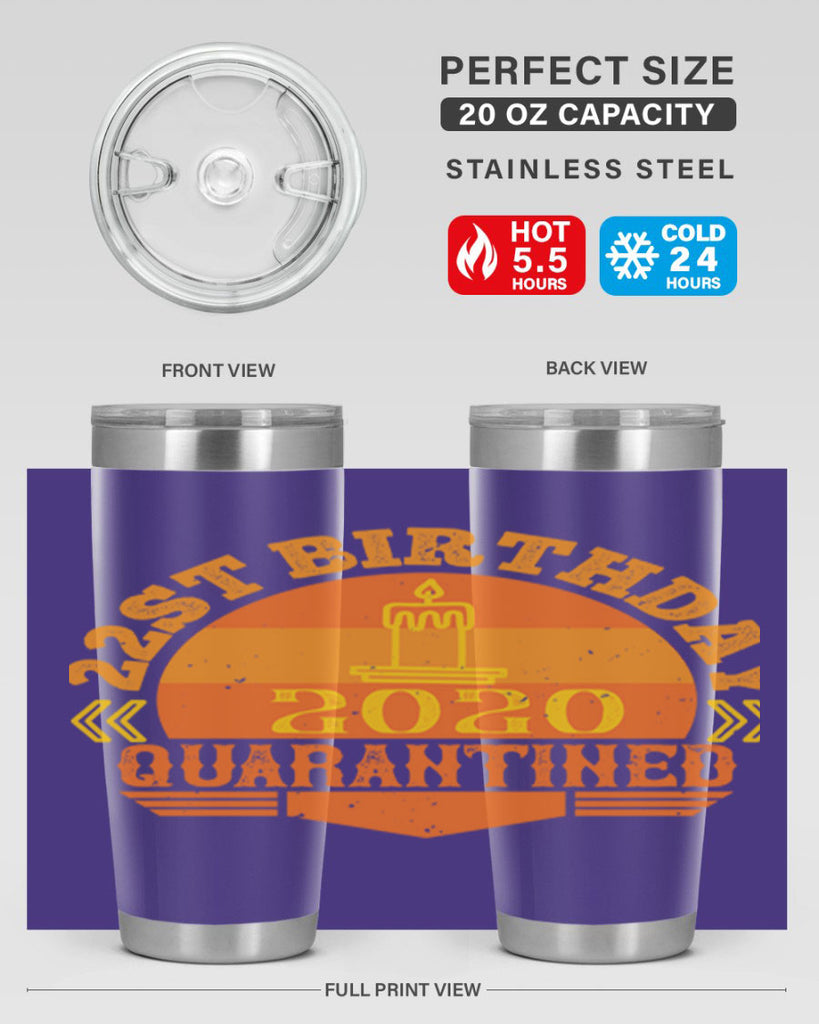 st birthday quarantined 274#- fathers day- Tumbler