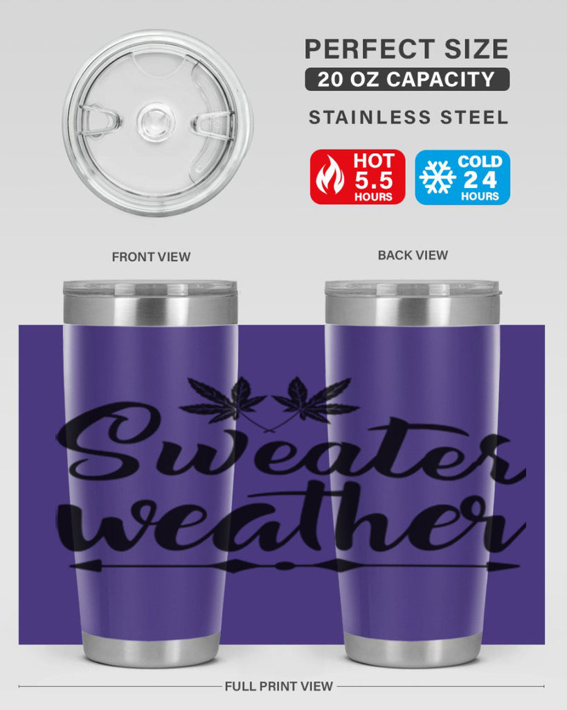 sweater weather 581#- fall- Tumbler