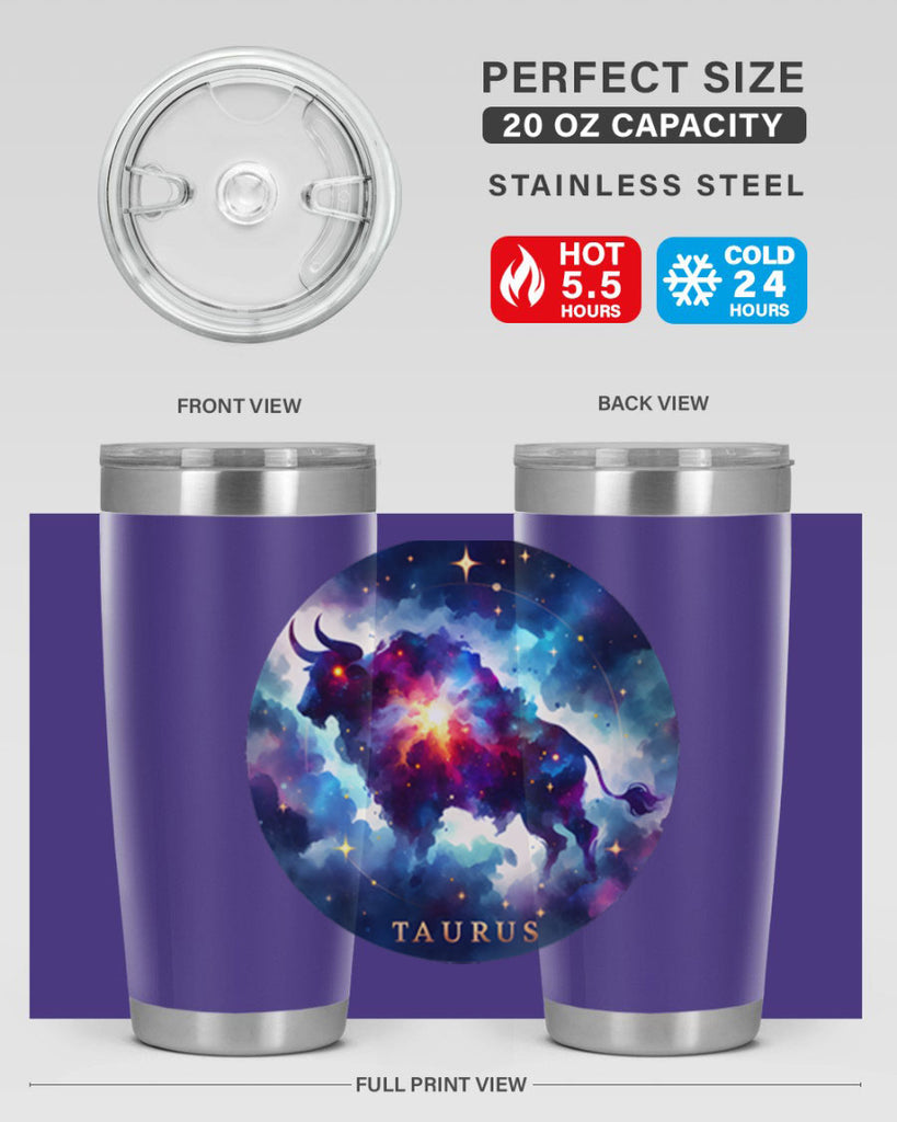 taurus 512#- zodiac- Tumbler