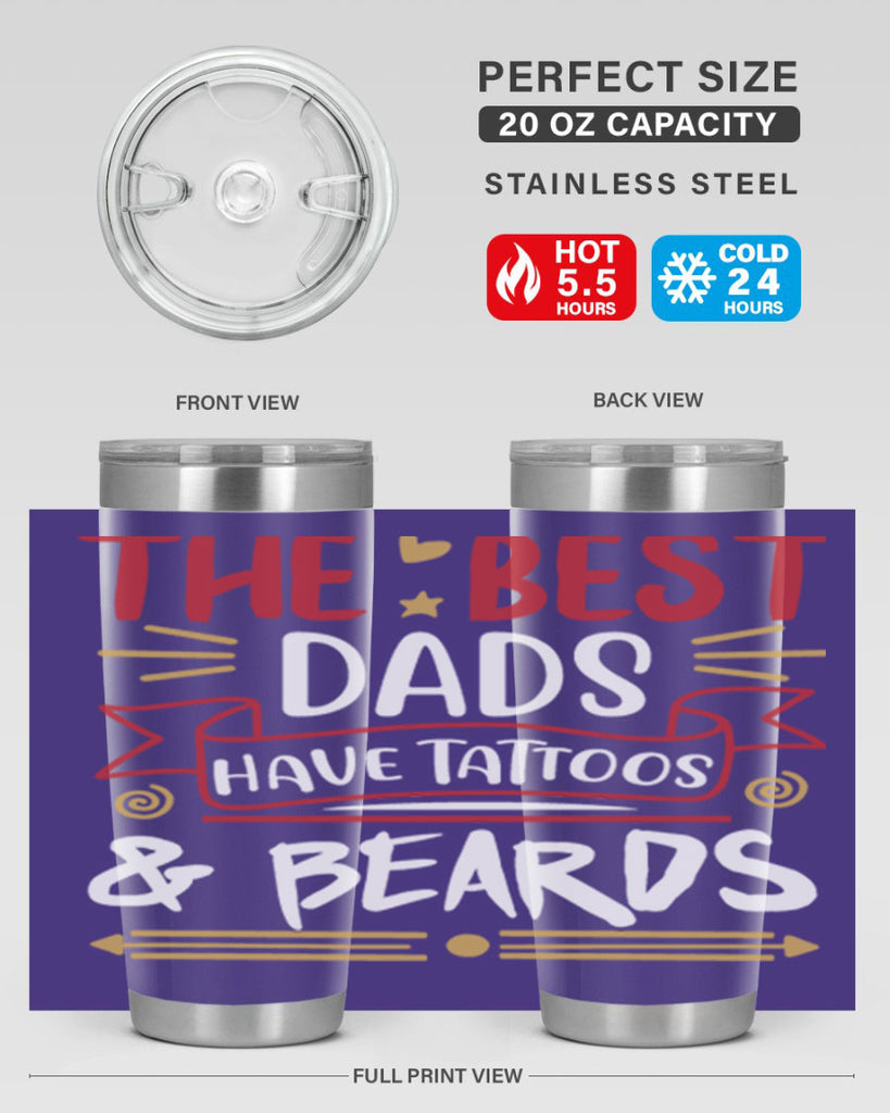 the best dads have tattoos beards 3#- fathers day- Tumbler