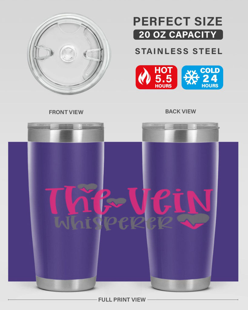 the vein whisperer Style 345#- nurse- tumbler