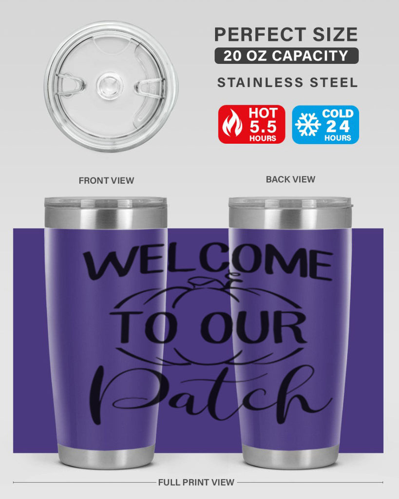 welcome to our patch 632#- fall- Tumbler