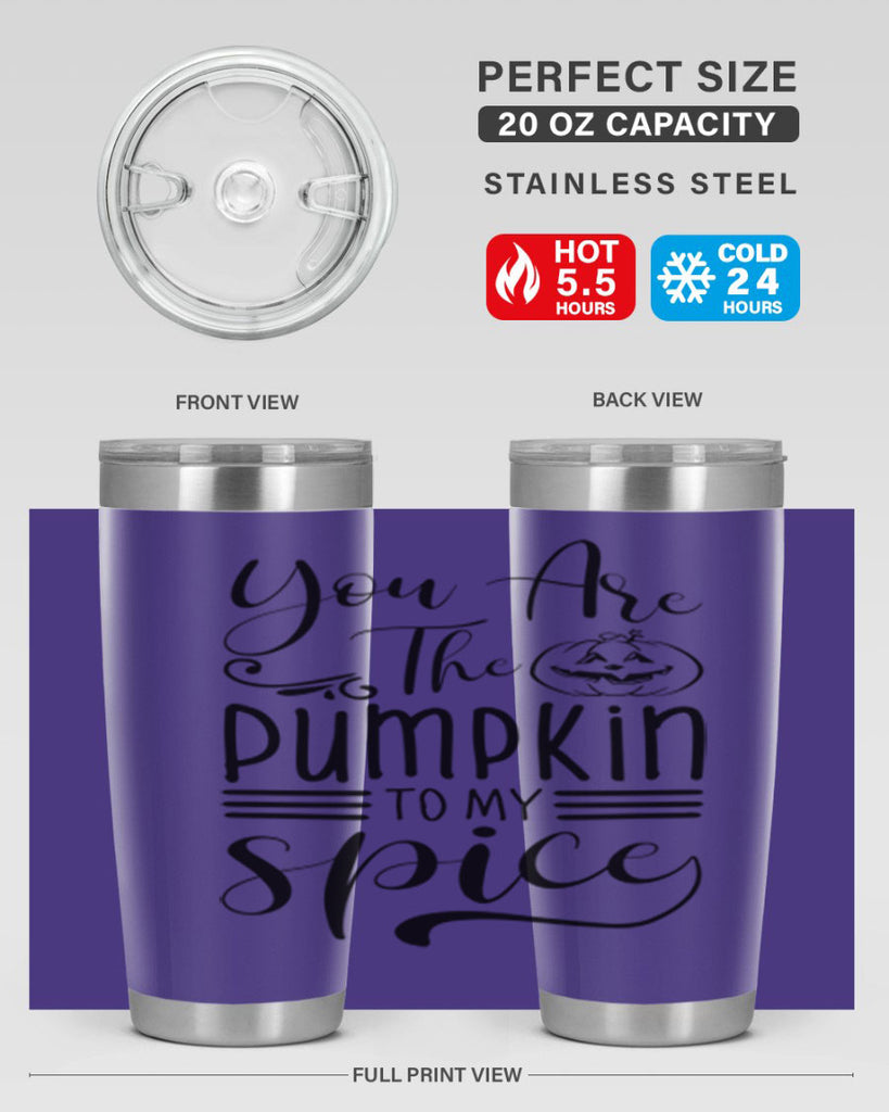 you are the pumpkin to my spice 654#- fall- Tumbler