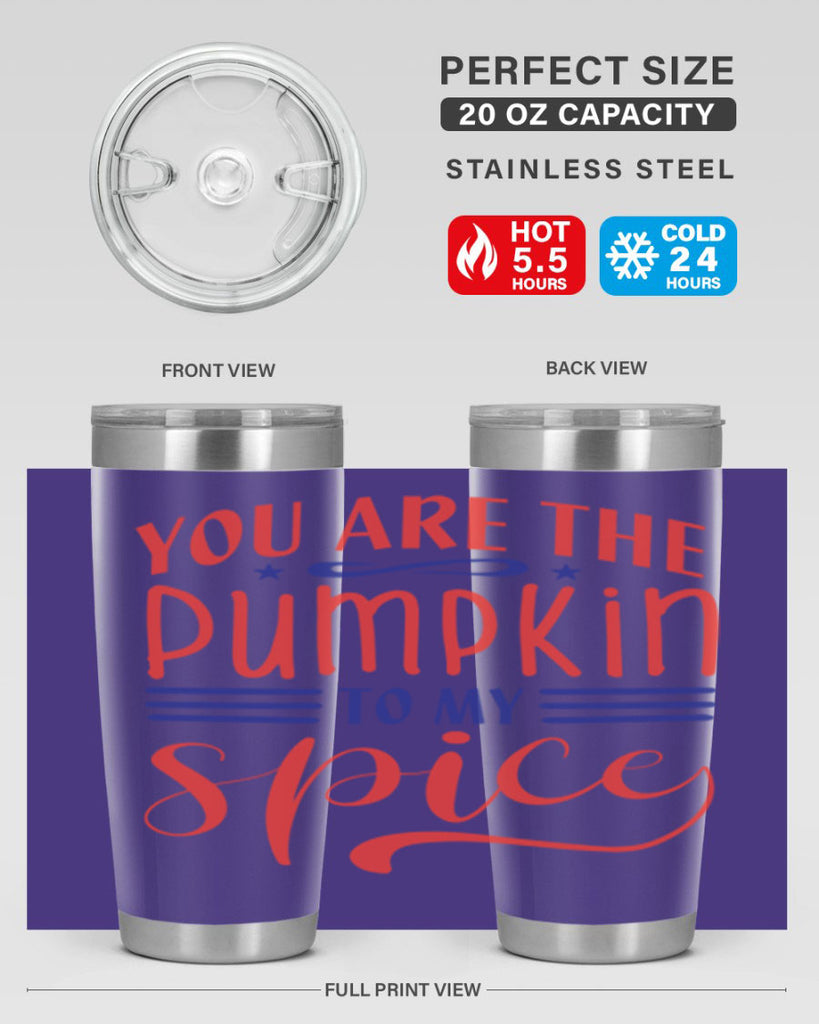 you are the pumpkin to my spice 655#- fall- Tumbler