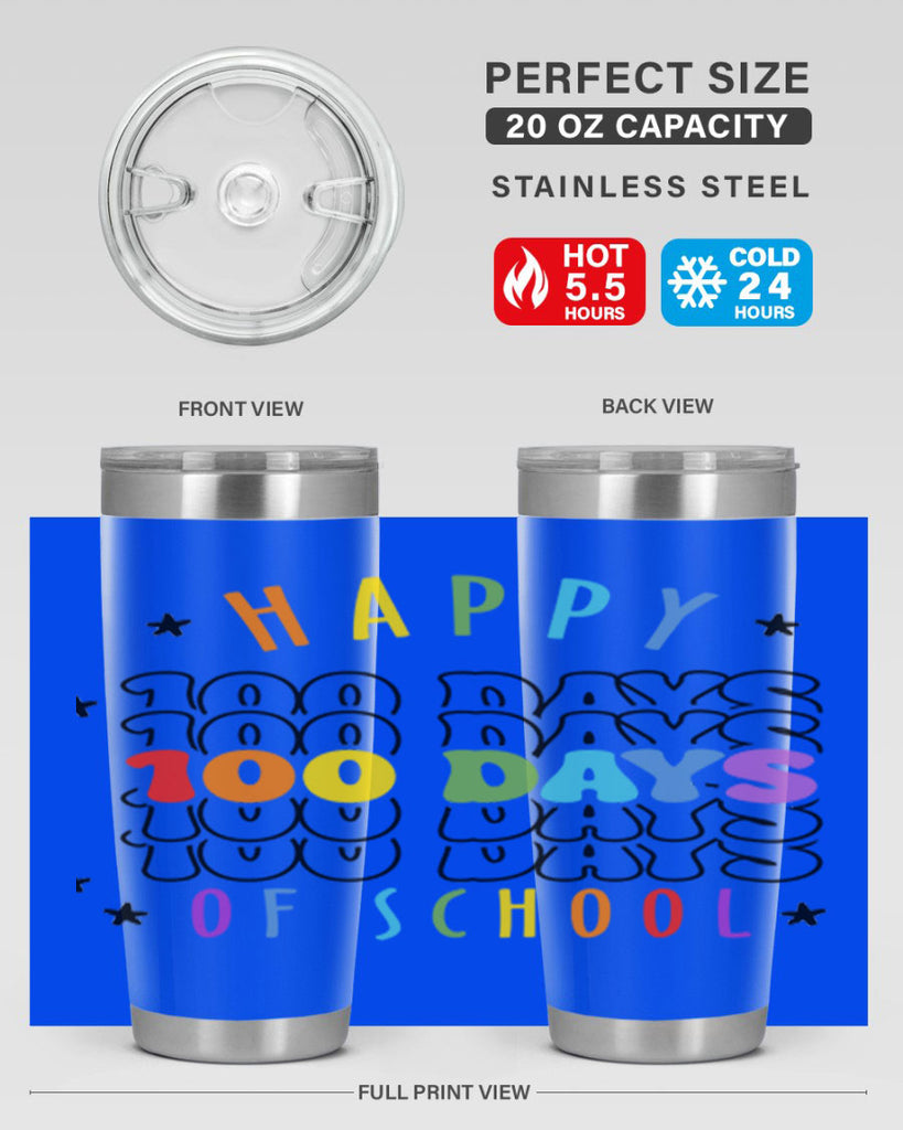 100 days of school Sublimation 33#- 100 days of school- Tumbler