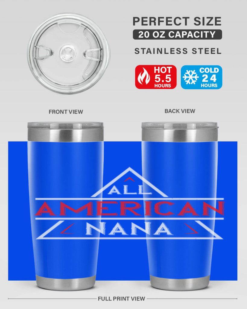 ALL american nana 37#- grandma - nana- Tumbler