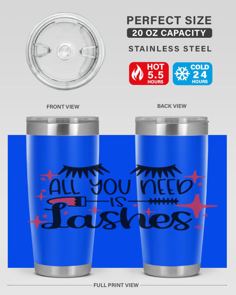 All You Need Is Lashes Style 145#- make up- Tumbler