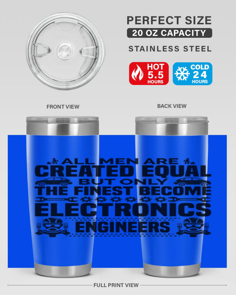 All men are created Style 21#- engineer- tumbler