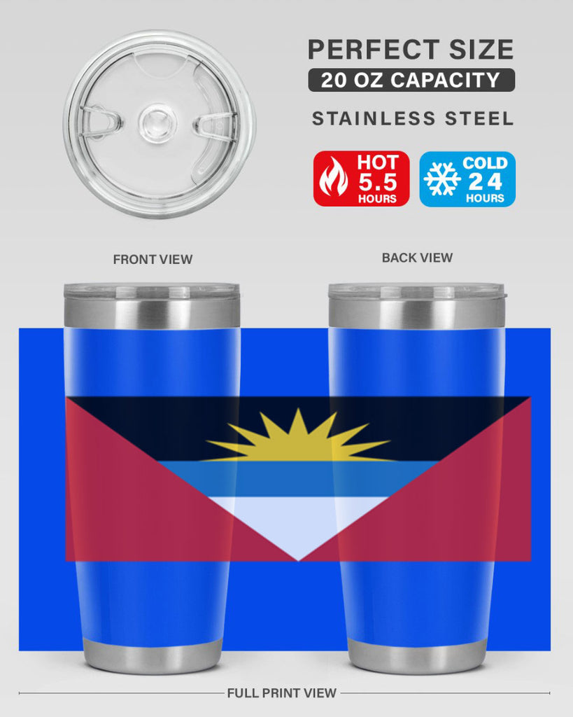 Antigua and Barbuda 192#- world flags- Tumbler