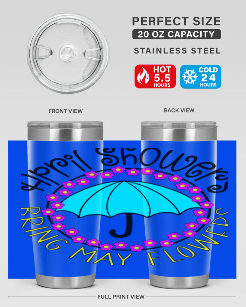 April showers21#- spring- Tumbler