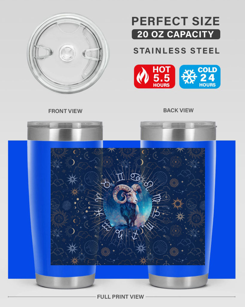 Aries Straigth 95#- zodiac- Tumbler