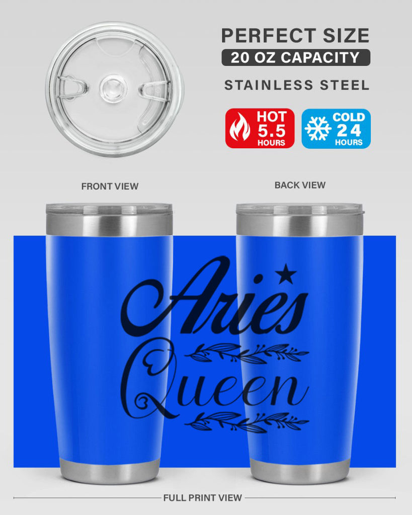 Aries queen 119#- zodiac- Tumbler