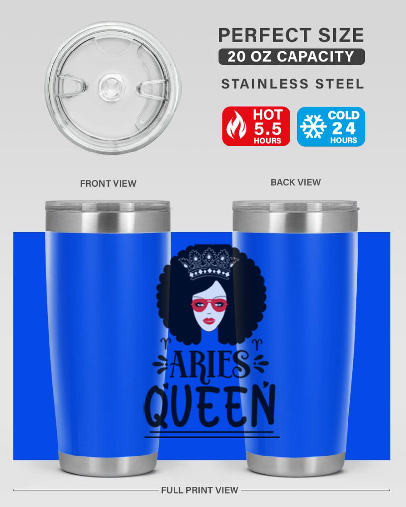 Aries queen 120#- zodiac- Tumbler