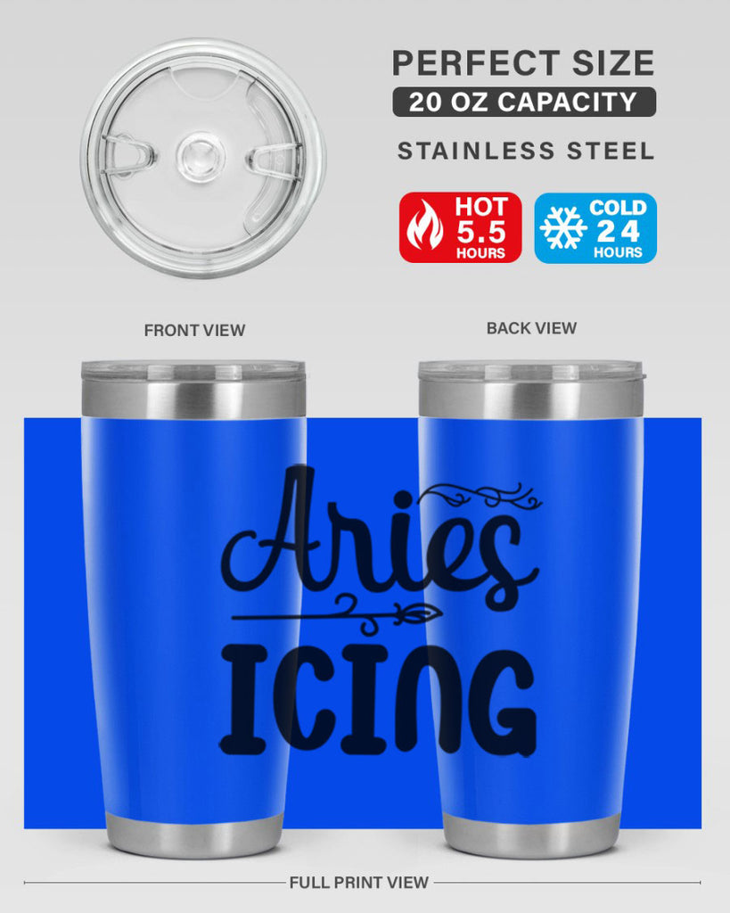 Ariesicing 106#- zodiac- Tumbler