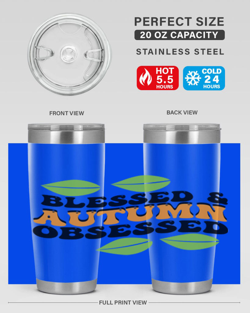 Blessed Autumn Obsessed 48#- fall- Tumbler