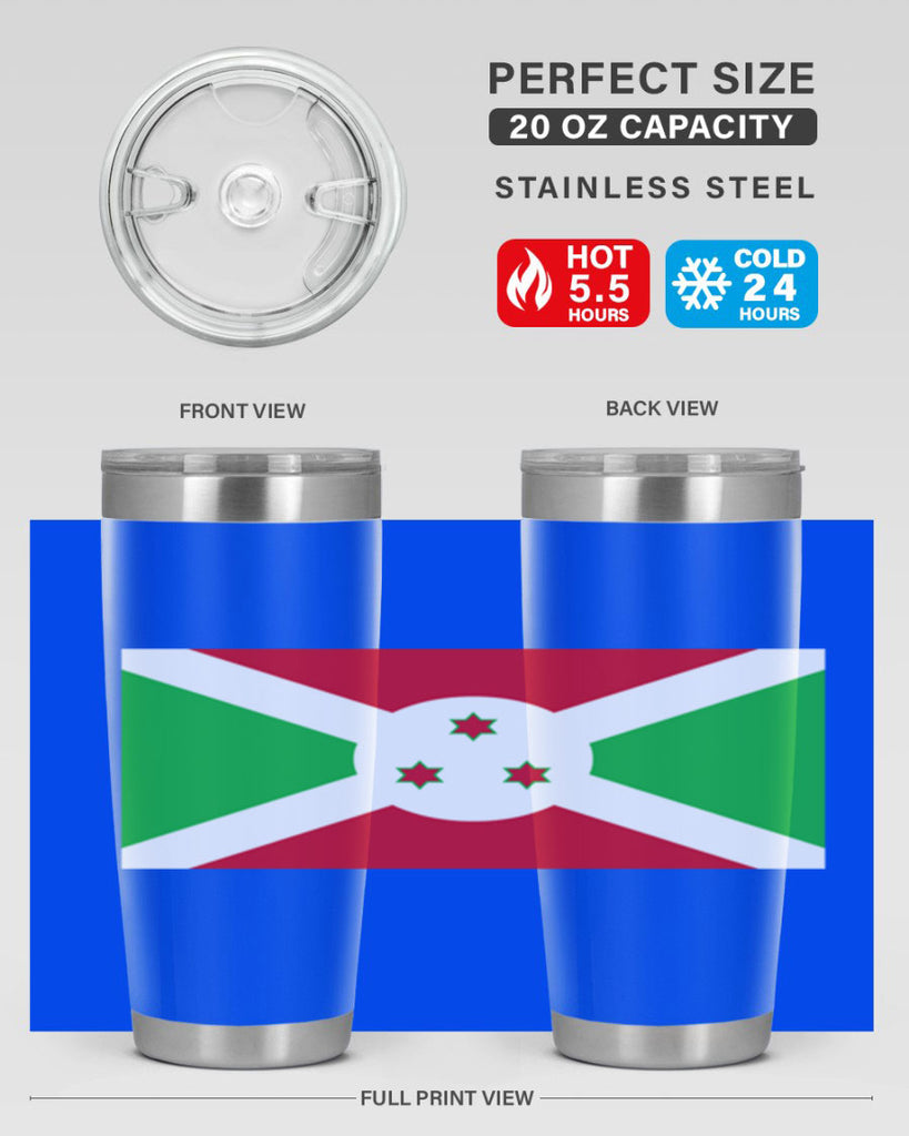 Burundi 170#- world flags- Tumbler