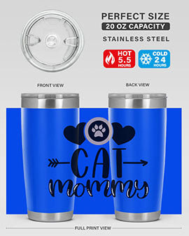 Cat Mommy Style 87#- cat- Tumbler